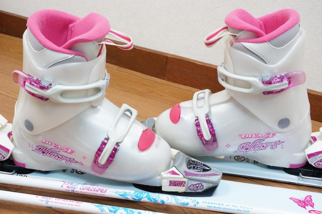 メンテ済 120cm 靴21cm ATOMIC 子供用スキーセット