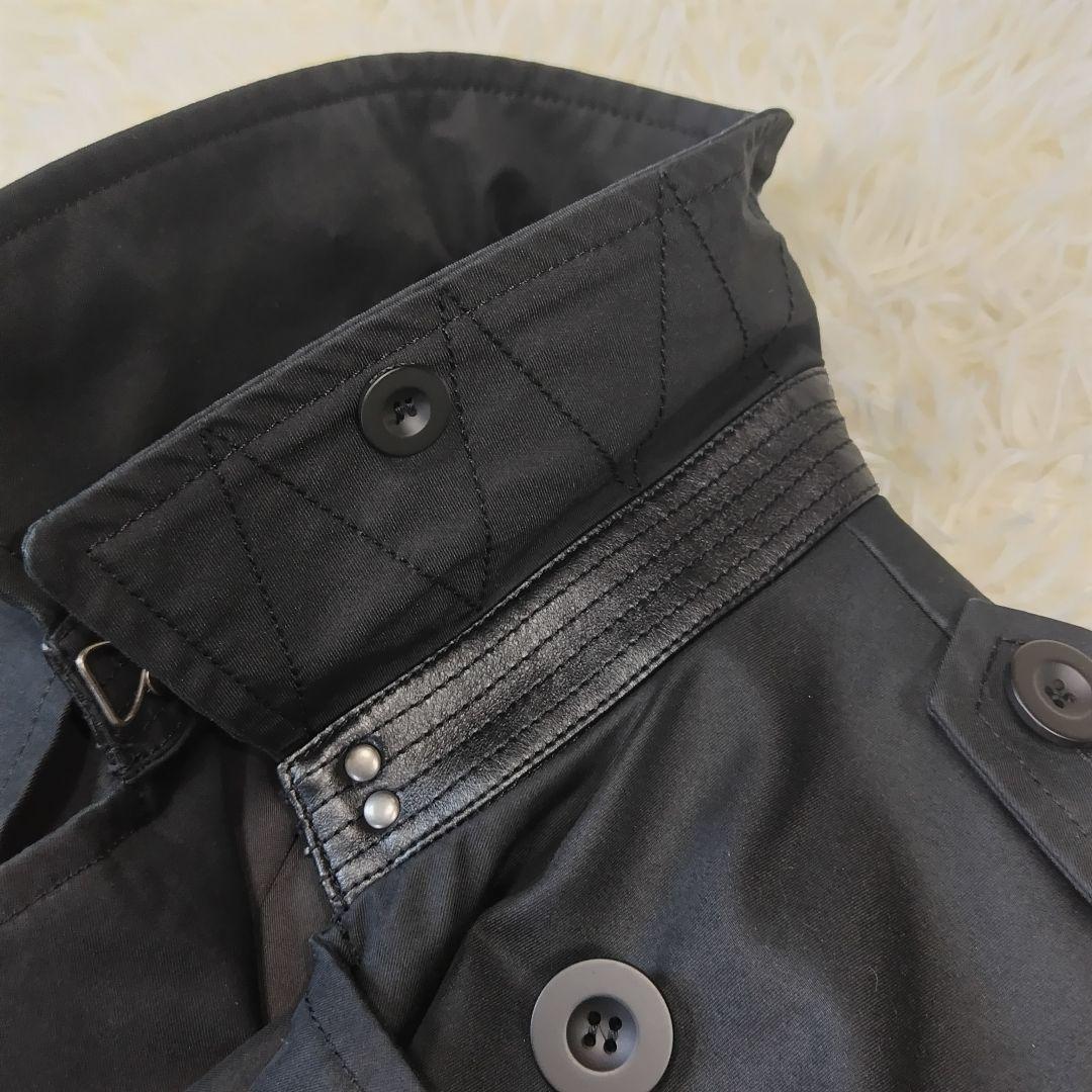 【極美品】コーチ トレンチコート ブラック L相当