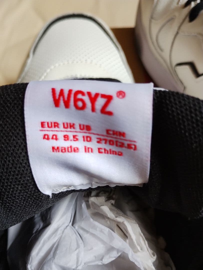 う*き様 W6YZ 厚底 ソール ローカット スニーカー EU44 未使用