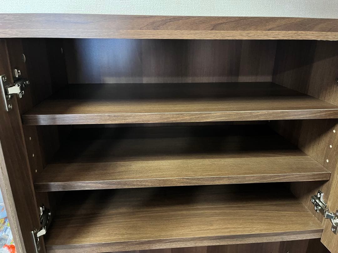 LOWYA【美品組み立て済】【3月発送】食器棚 コンセント付キッチン収納