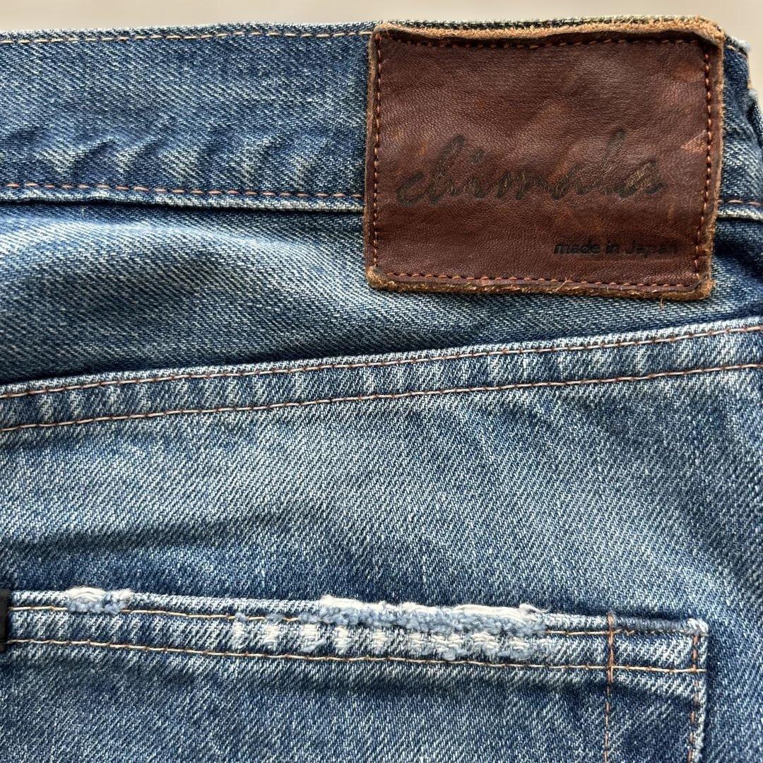 chimala チマラ　ダメージ・リペア加工デニム　オーバーサイズ