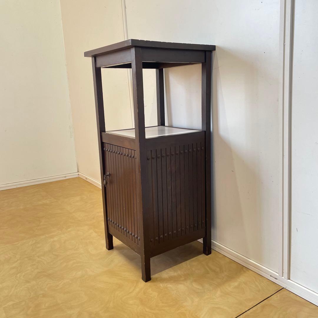 オールド カリモク 収納棚 キャビネット スリム棚 ラック ビンテージ レトロ