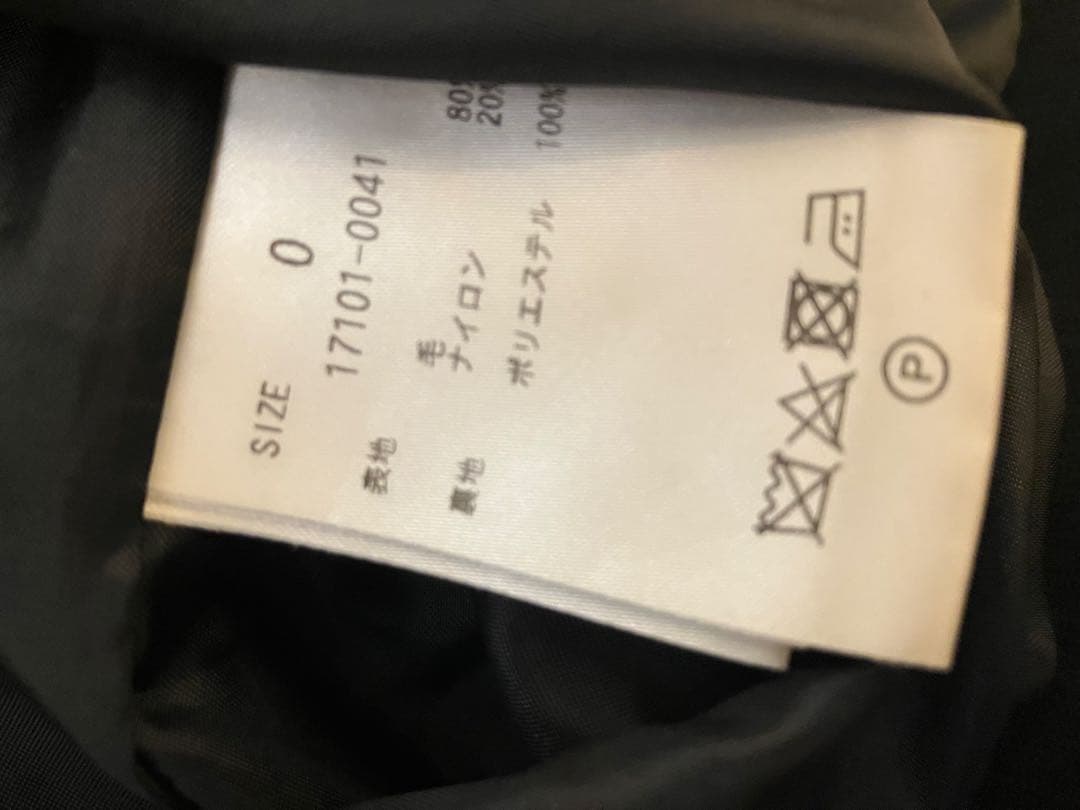 森カフェ 　CLANE クラネ コクーンコート ブラック サイズ0