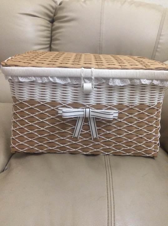 アンフェ様 オーダーソーイングボックスカゴ完成品