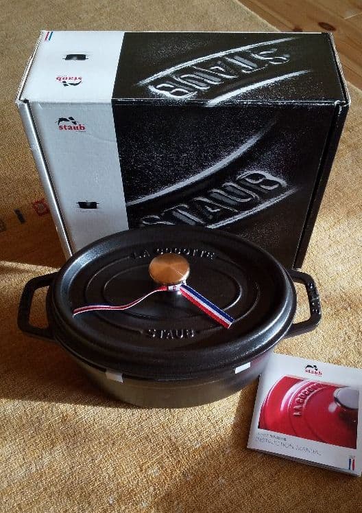 STAUBココットオーバル 23センチ 黒