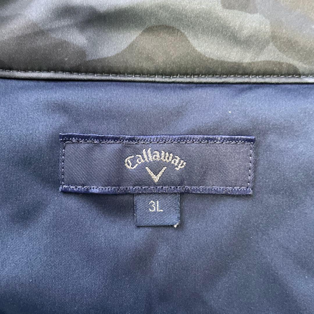美品✨大きいサイズ3L✨キャロウェイ 2wayジャケット ゴルフ ネイビー