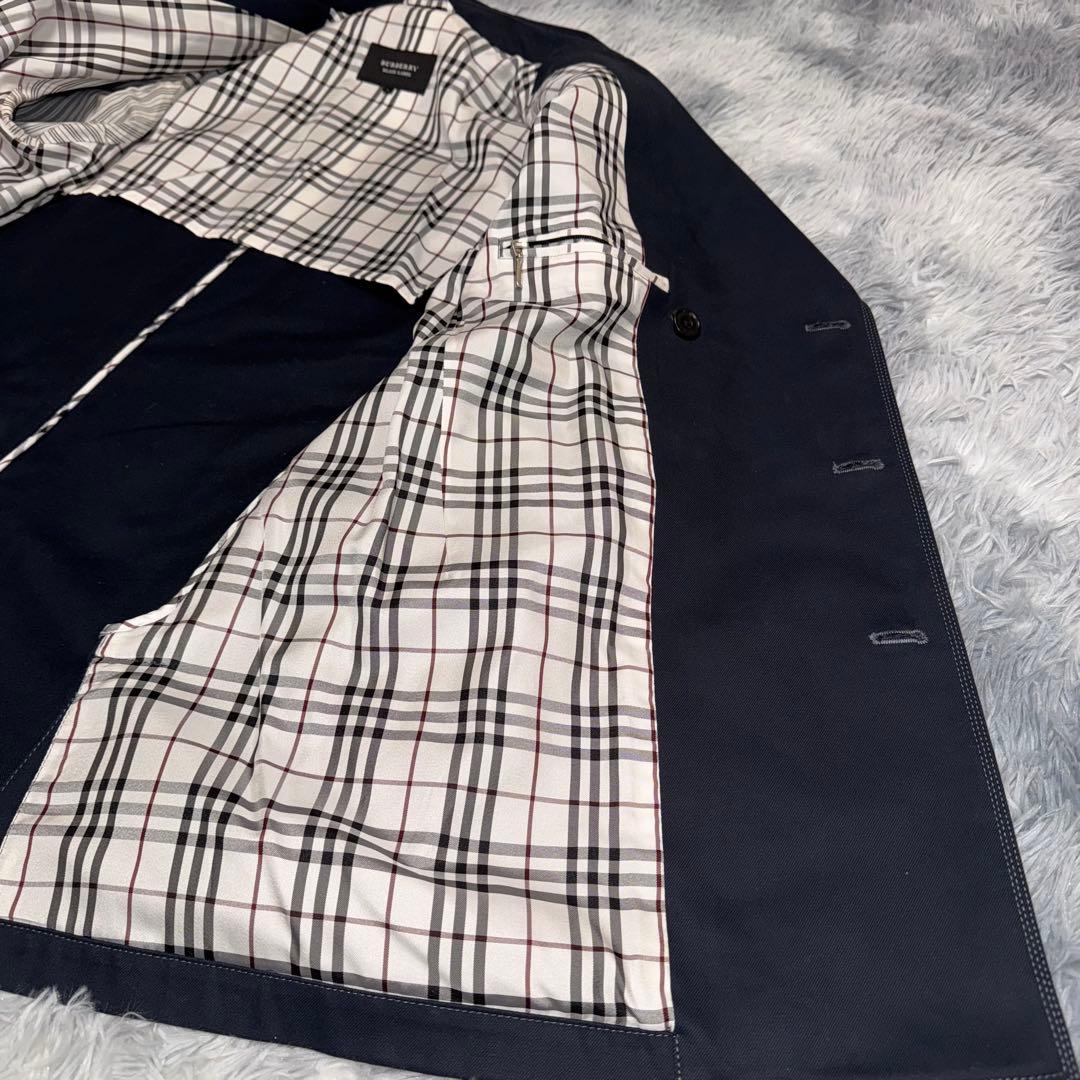 美品 BURBERRY BLACK LABEL ピーコート ノバチェック L