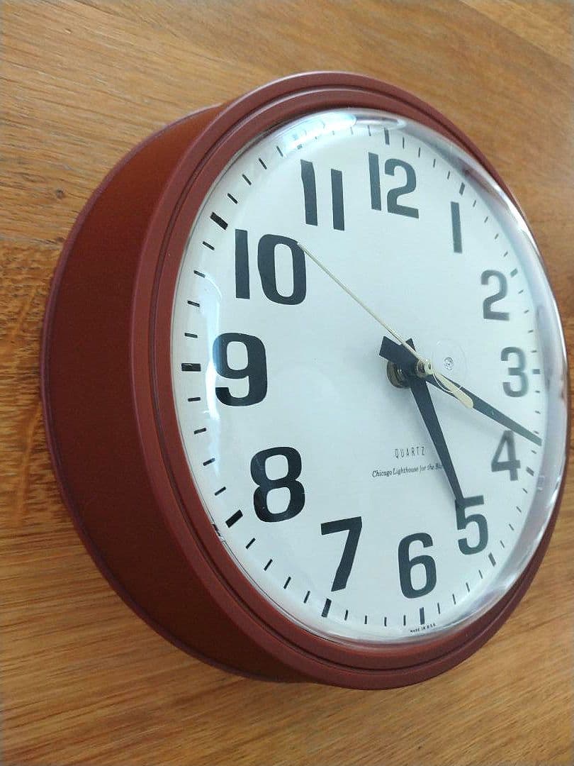 新品 米軍 Chicago Lighthouse ウォールクロック 壁掛け時計