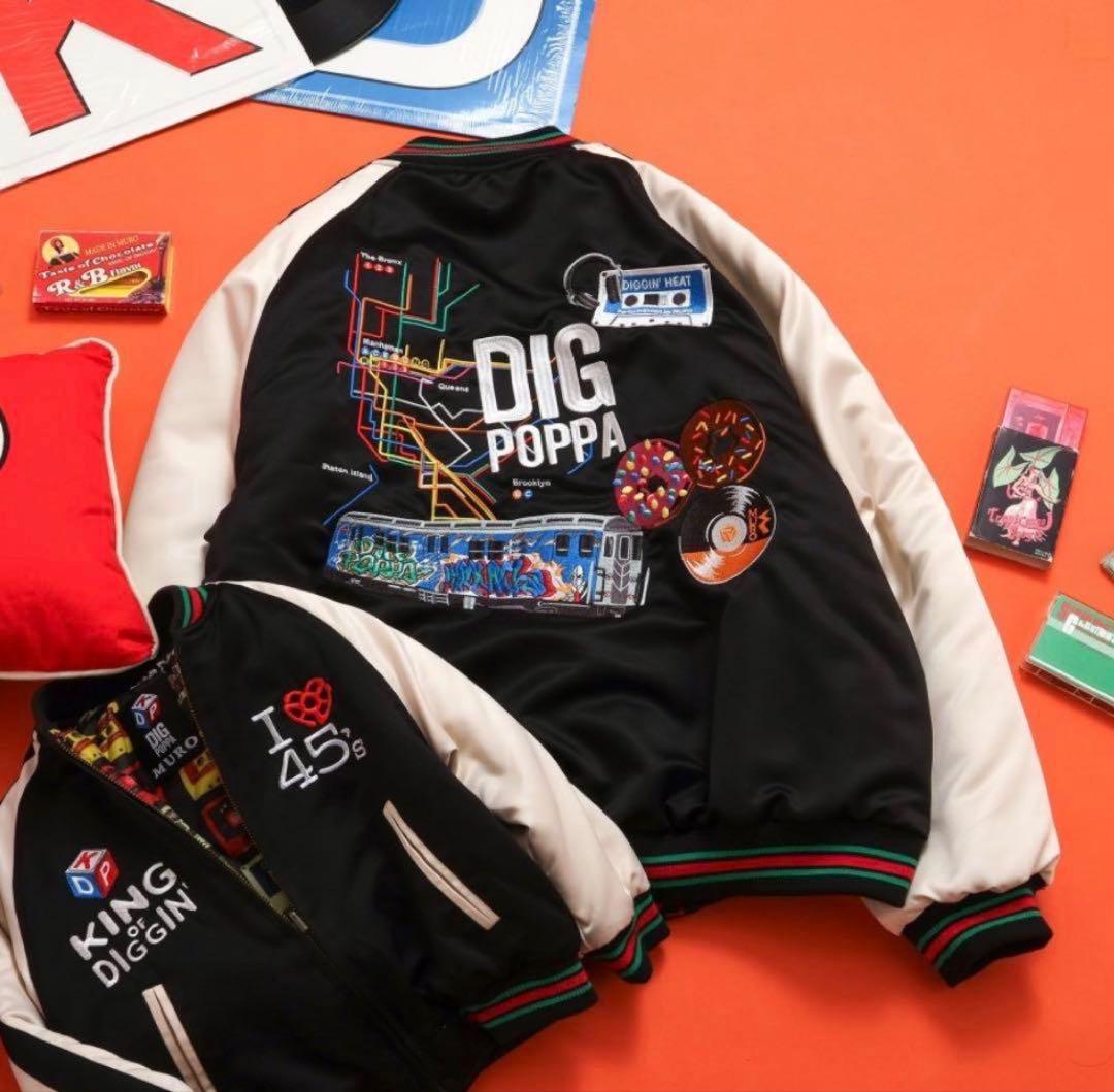 DIG POPPA スカジャン カセットテープデザイン