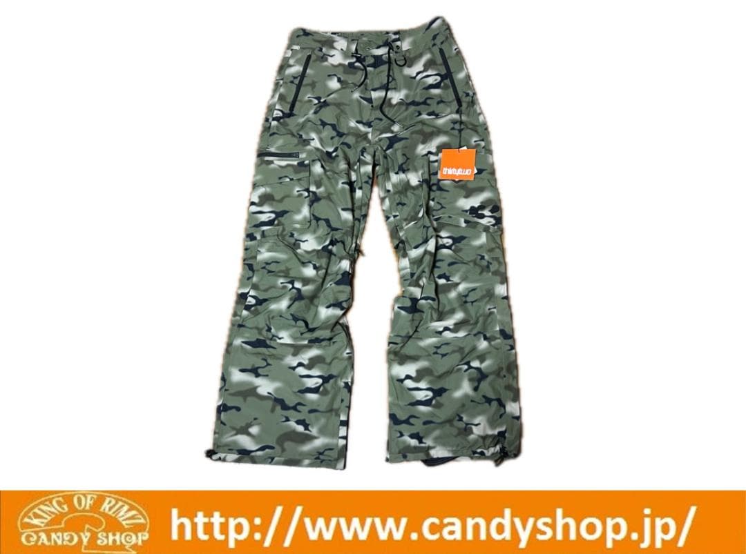 【新品】未使用thirtytwoスノーボードウェアパンツ迷彩XL正規品アーミー