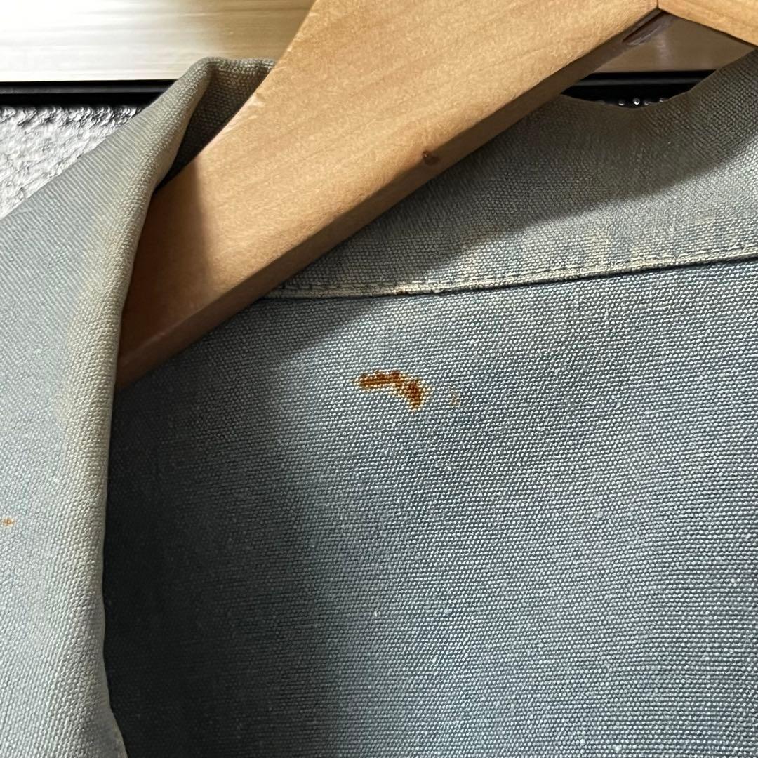 40s french vintage コットンリネン キャンバス ジャケット