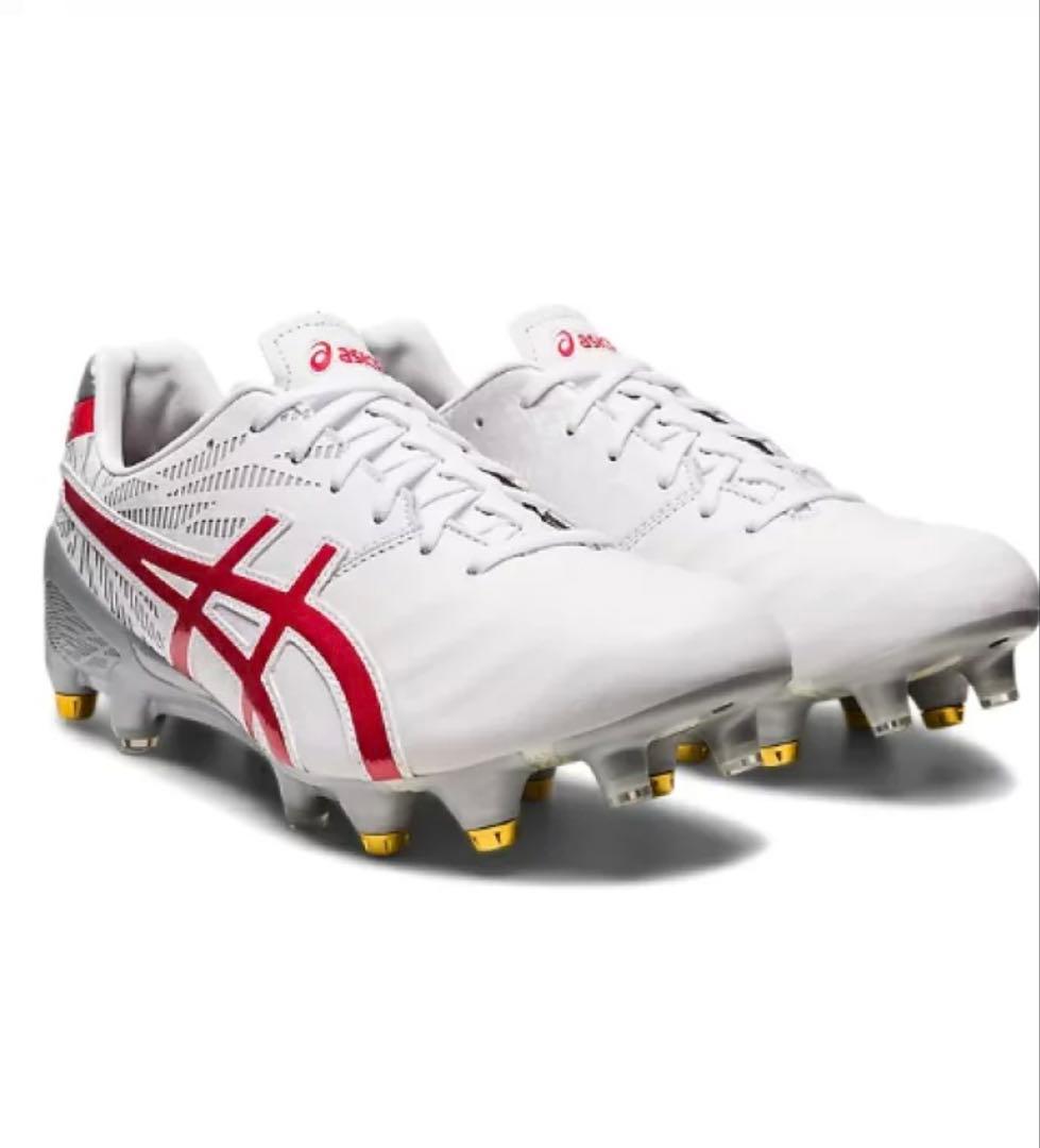 ASICS ラグビーシューズ ホワイト/レッド