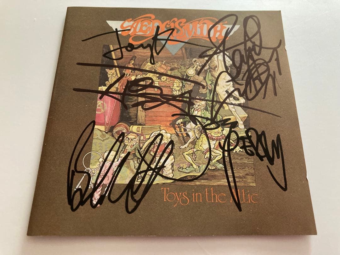 レア　エアロスミス 直筆　サイン　CD aerosmith
