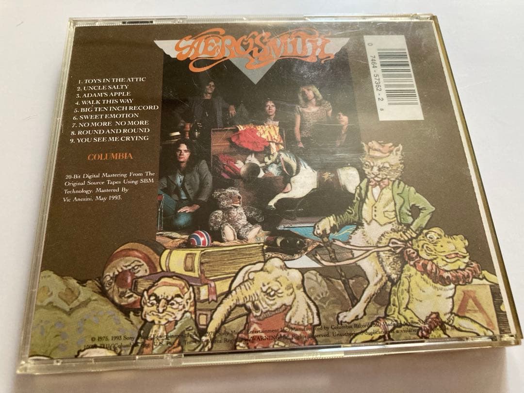 レア　エアロスミス 直筆　サイン　CD aerosmith