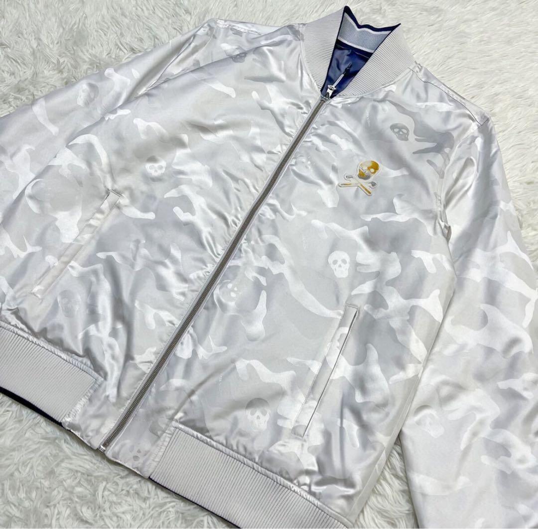 超希少モデル 極美品 XL マークアンドロナリバーシブル ジャケット 紺