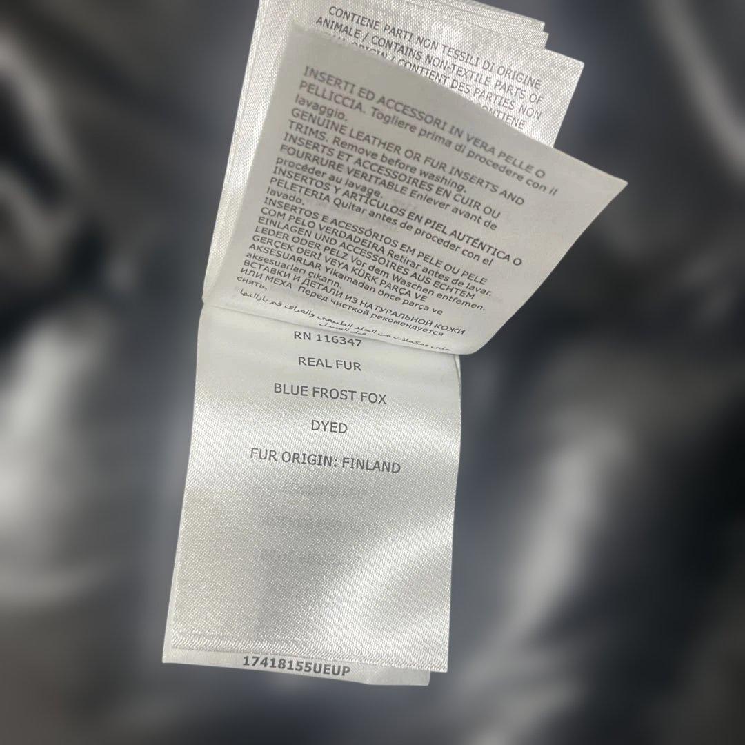 美品MONCLER ブラック ロングダウンジャケット01番