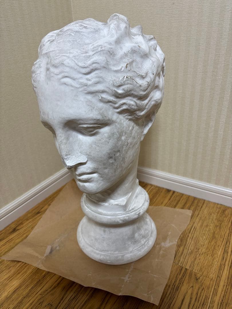 石膏像 古代ヴィーナス首像 アバタのヴィーナス デッサン　岡製作所　OKA