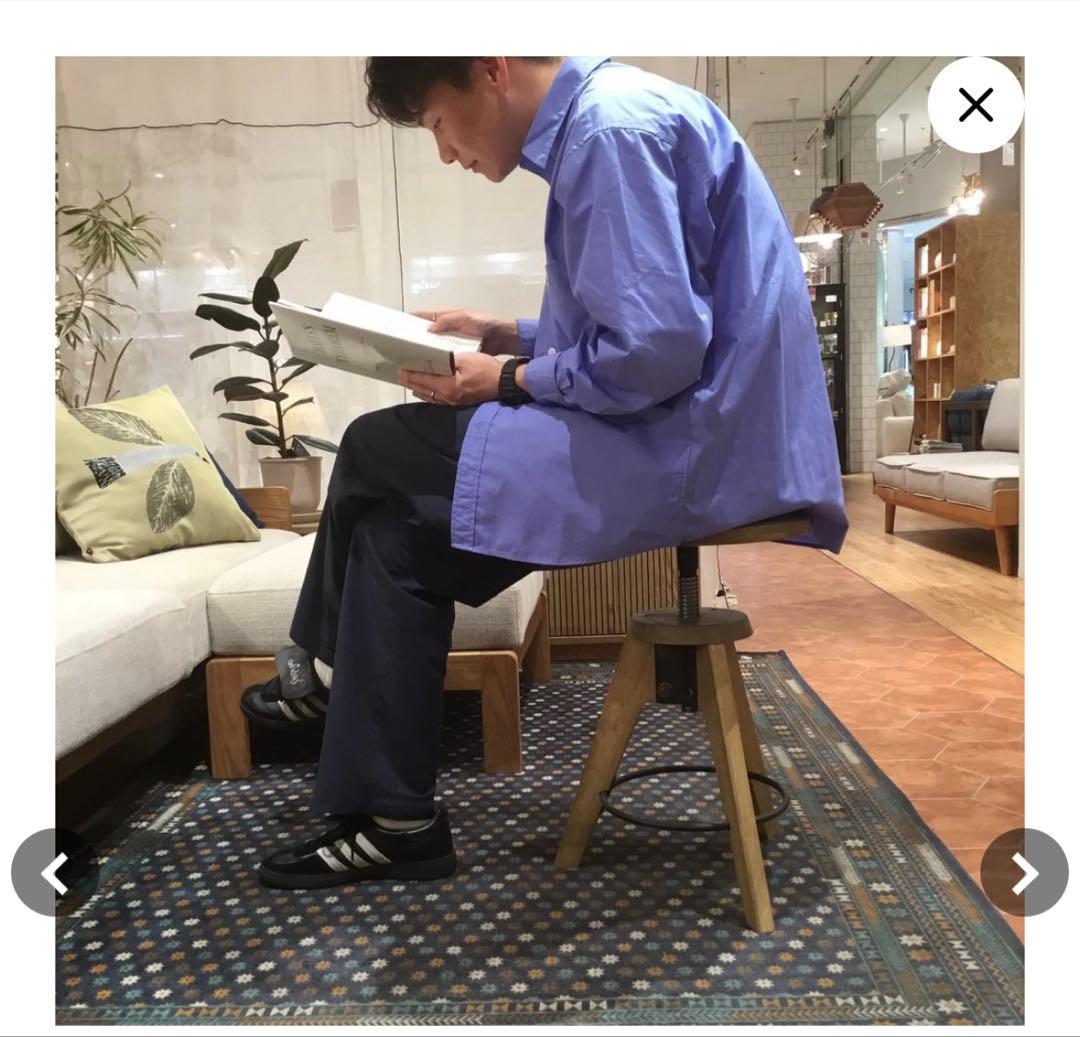 unico VIZ(ヴィズ)　スツール サイドテーブル ブラウン 高さ調整可能