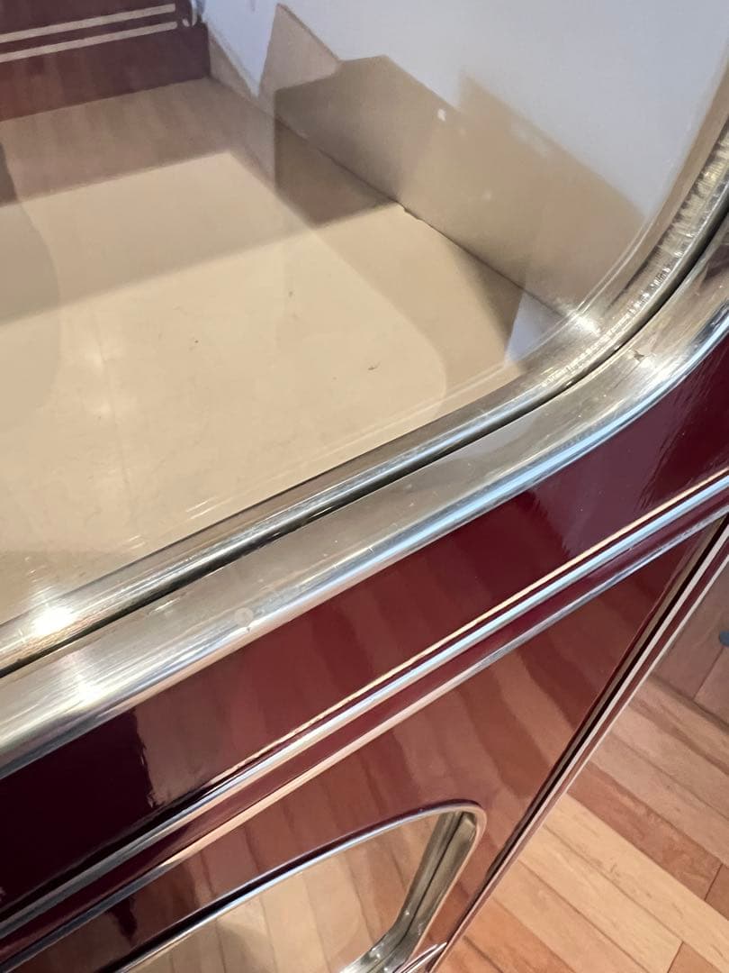 昭和レトロ レトロポップ 食器棚 キャビネット 木製 キッチン収納 古家具