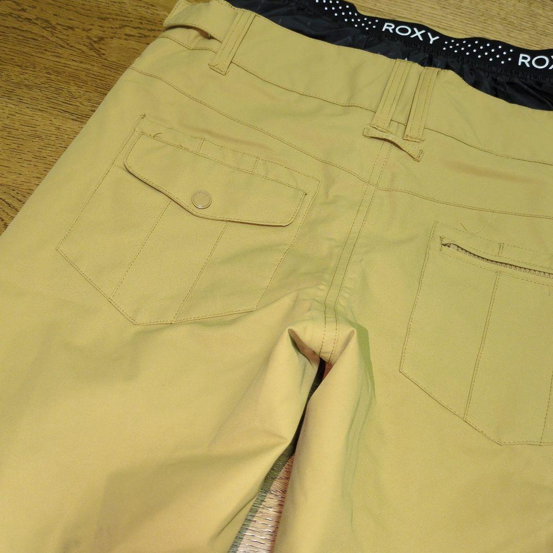 ROXY　スノボウェア　上下セット　Ｍ　総柄　ネイビー　キャメルブラウン