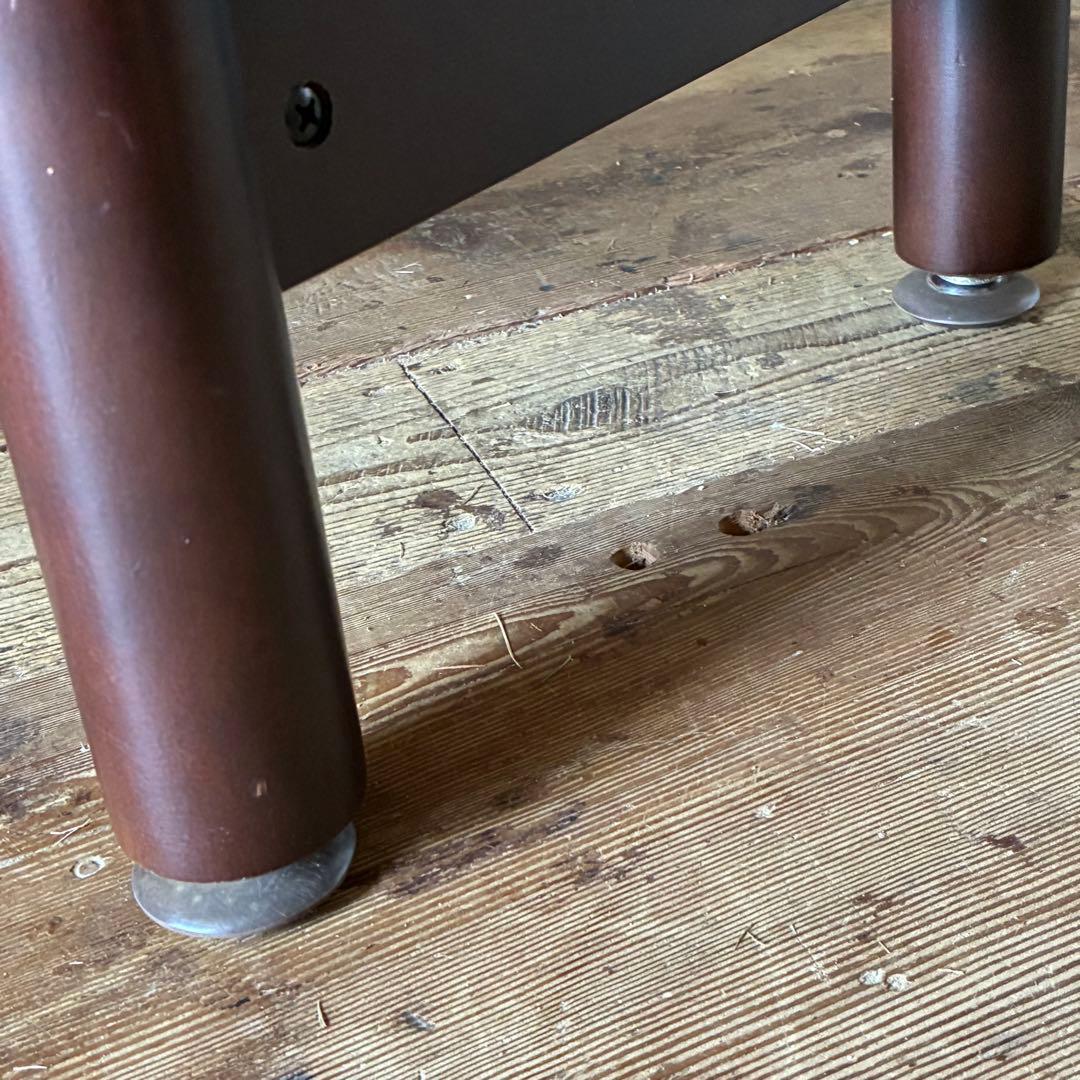 オールドカリモク ヴィンテージ センターテーブル マーブル ラタン レトロ