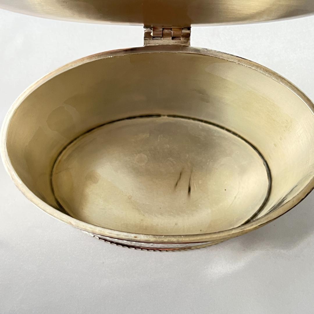 【英国】チェイシングの素晴らしいティーキャディー【シルバープレート】