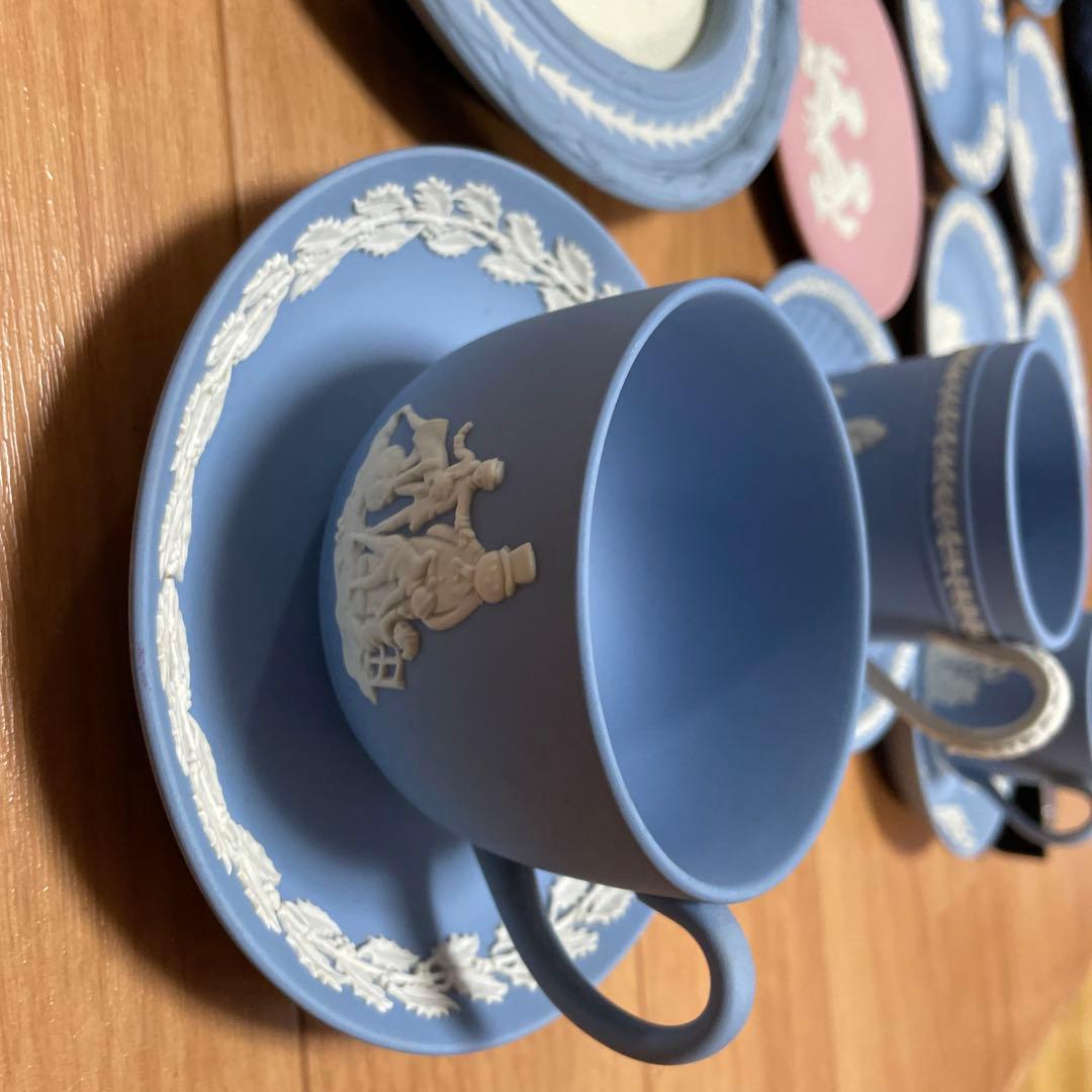  ウェッジウッド ジャスパー イヤープレート カップ&ソーサー