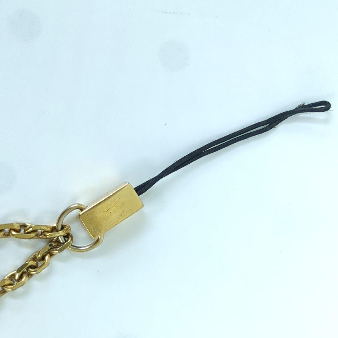 ルイヴィトン アクセソワール テレフォンヌ キューブ ストラップ ゴールド