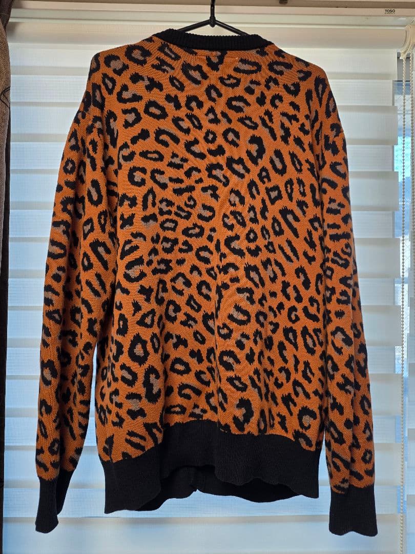 トップス WACKOMARIA LEOPARD JACQUARD CARDIGAN