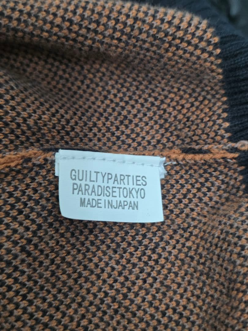 トップス WACKOMARIA LEOPARD JACQUARD CARDIGAN