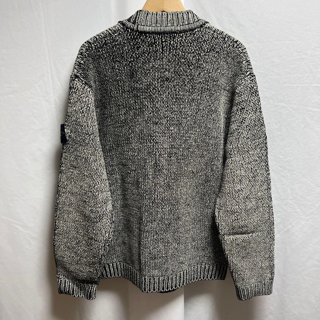 STONE  ストーンアイランド コットンシェニール カーディガン