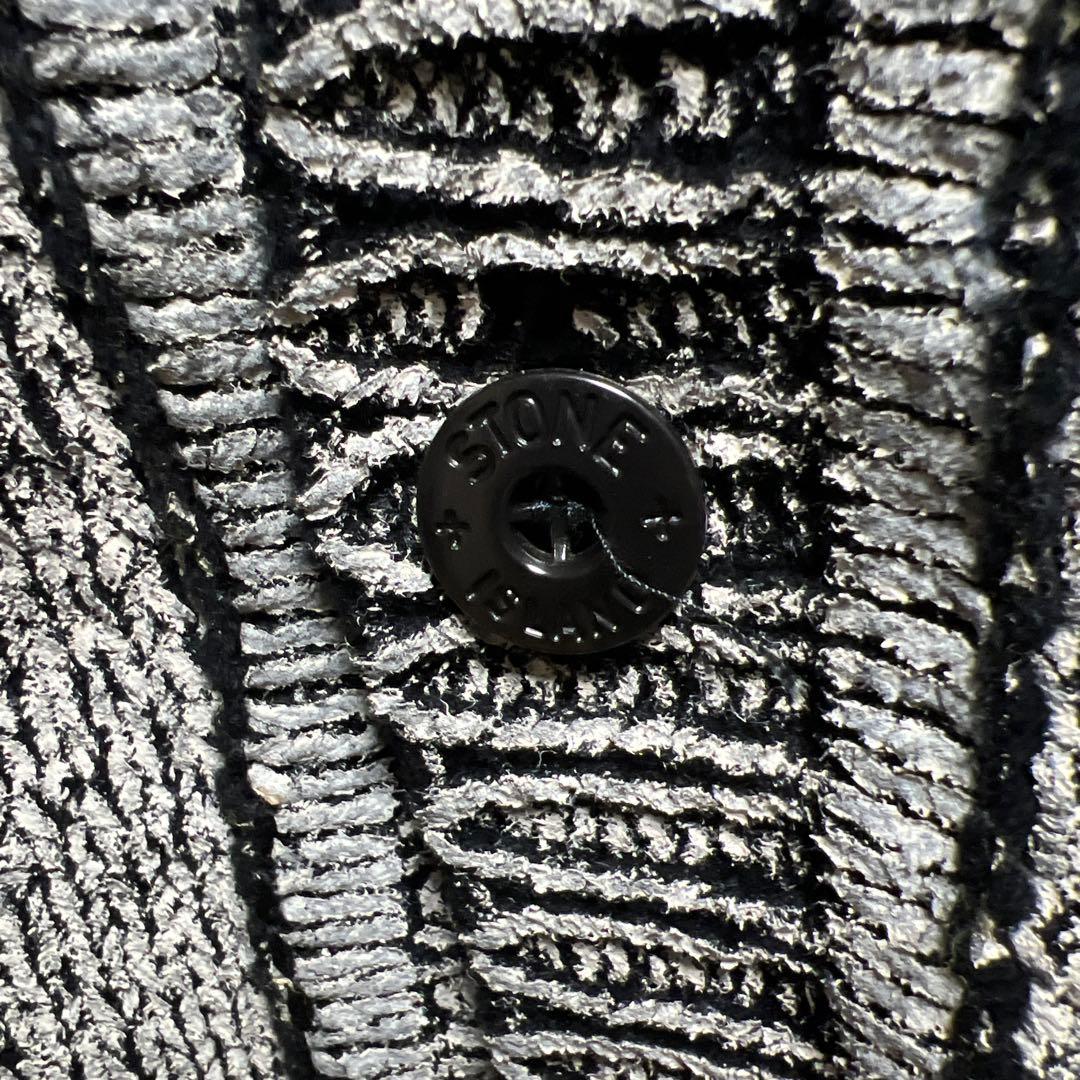 STONE  ストーンアイランド コットンシェニール カーディガン