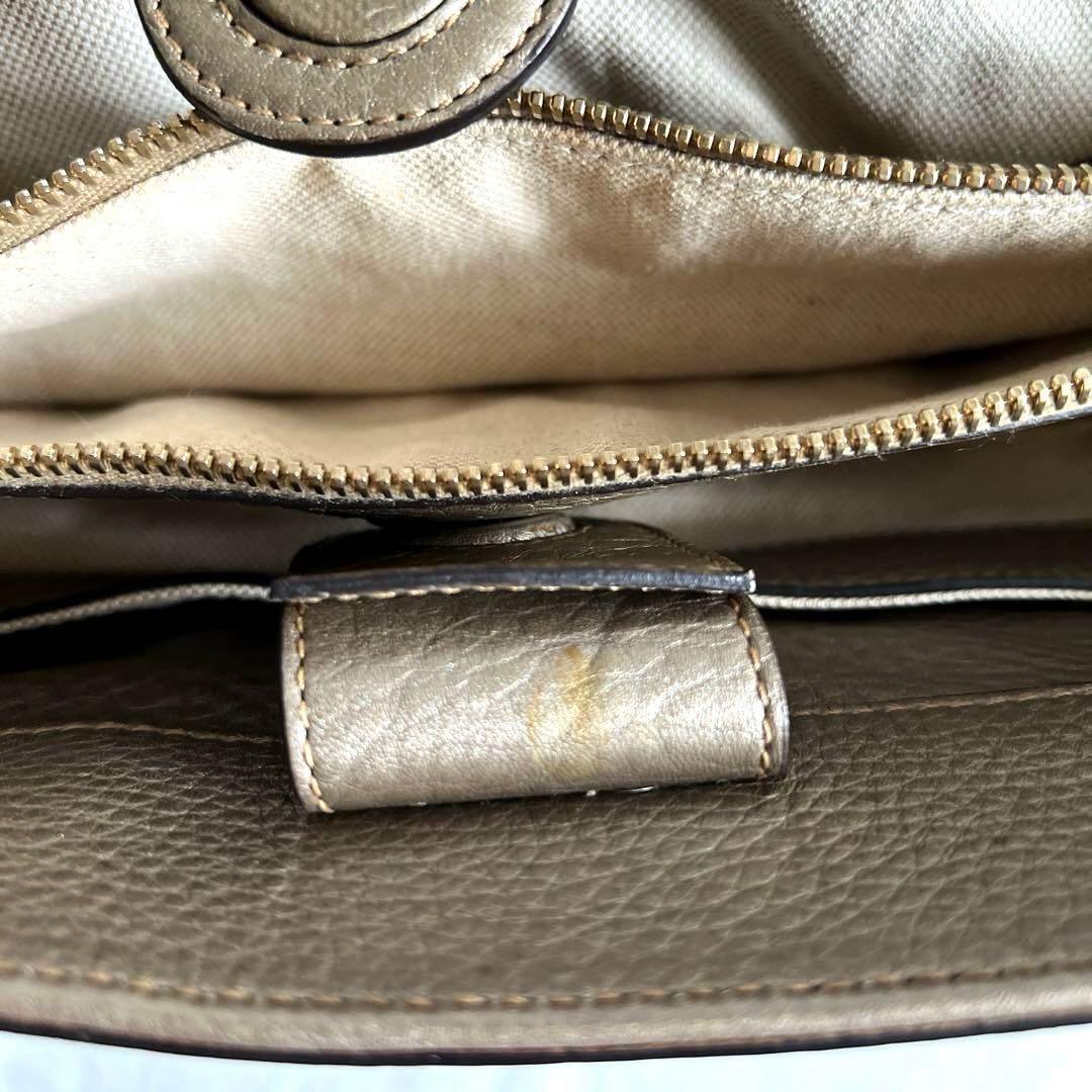 GUCCI グッチ バンブーショッパーラージトート トートバッグ レザー