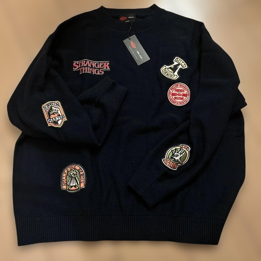 ストレンジャーシングス　niko andコラボセーター