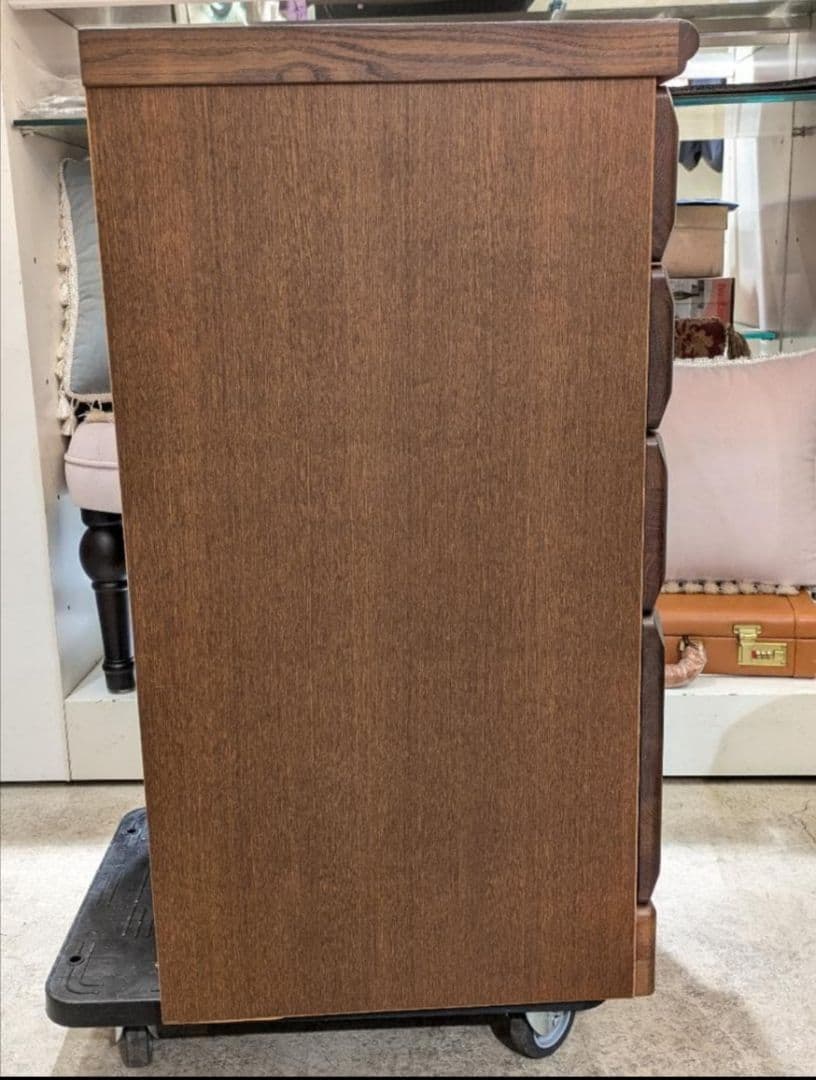 【極美品】 無垢 チェスト マルヨシ 民芸家具 4段6杯 引き出し タンス 収納