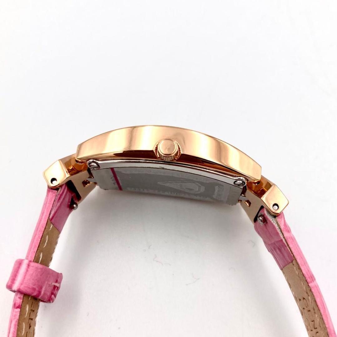 344 極美品 アイステック PQ2-RG 腕時計 クオーツ 石付き シェル