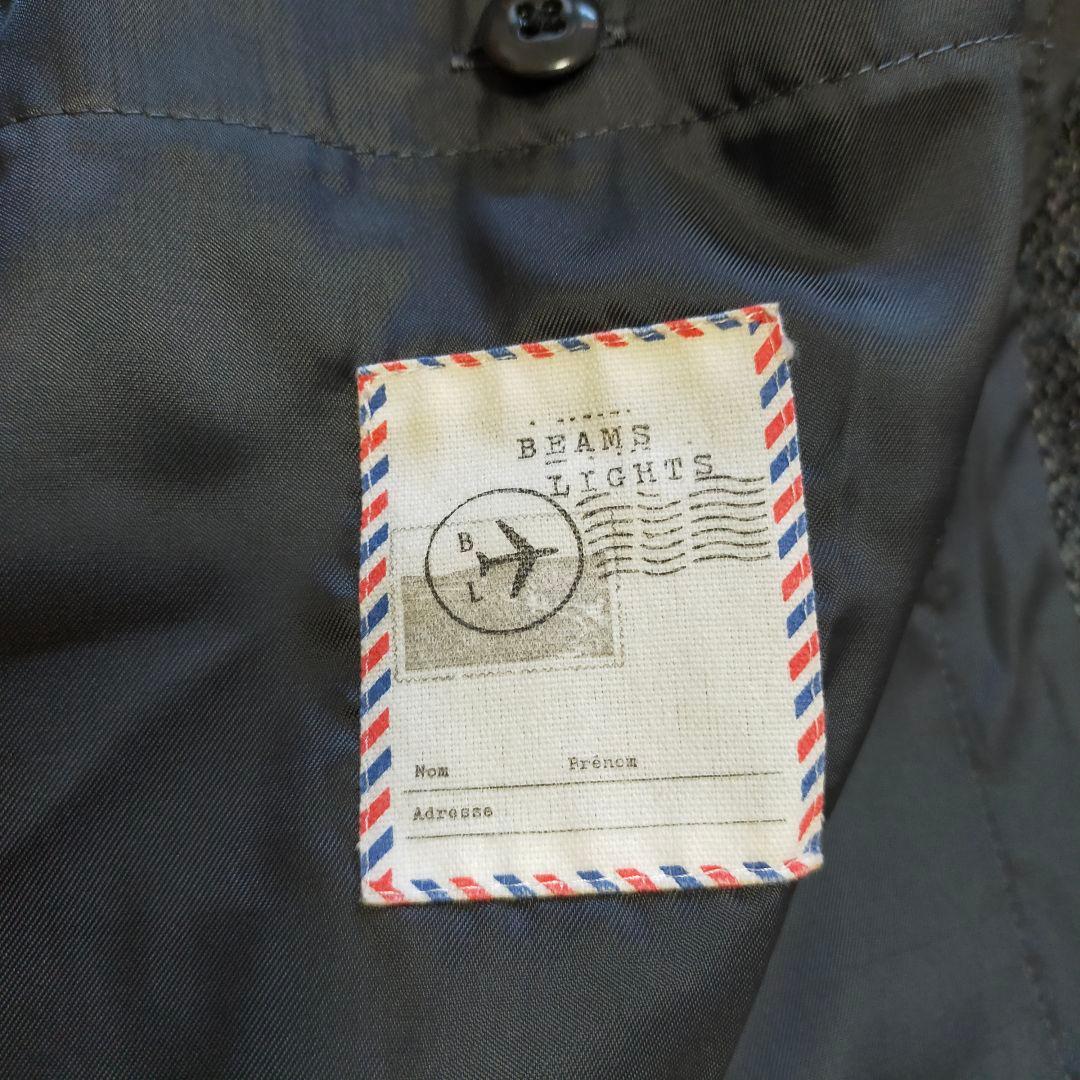 美品　BEAMS×HARRIS TWEED　チェスターコート　Мサイズ