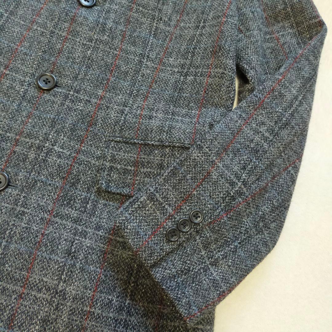 美品　BEAMS×HARRIS TWEED　チェスターコート　Мサイズ