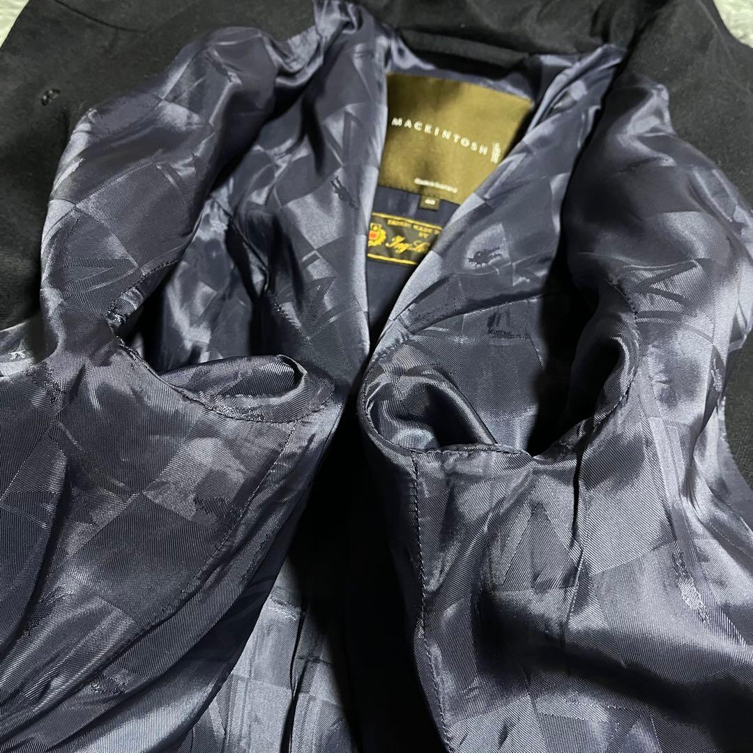 美品　マッキントッシュ ダンケルド ロロピアーナ　トレンチコート ネイビー　40
