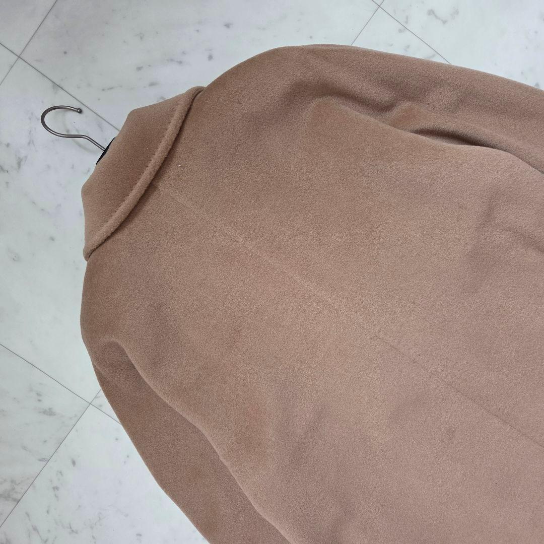 MaxMara ベージュ ダブルブレスト アイコンロングコート　カシミヤ　白タグ
