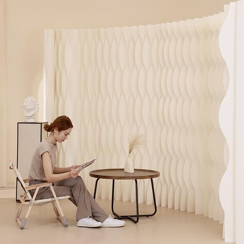 折りたたみパーテーション間仕切り高さ2ｍ長さ1ｍ-2ｍ組立不要目隠し区切り