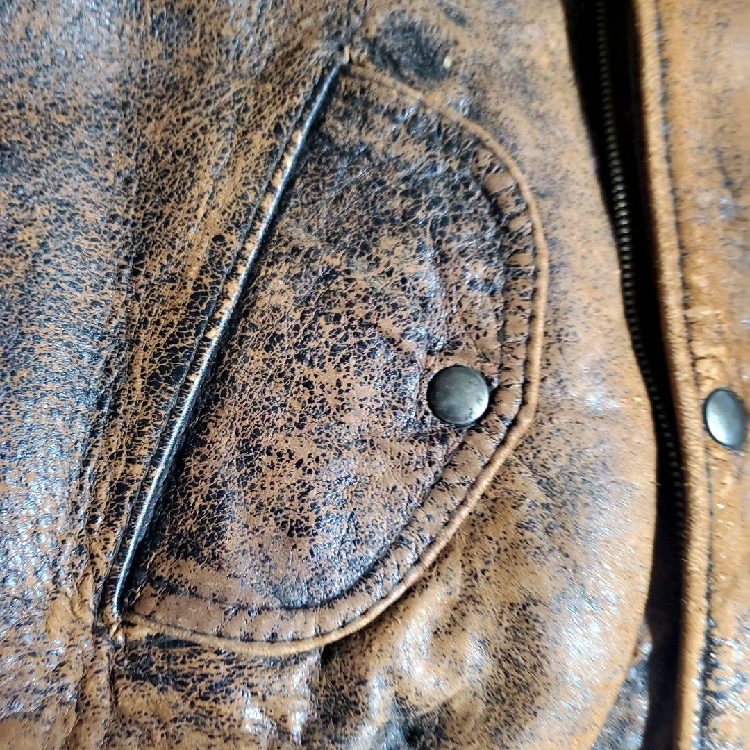 CHARLES CHEVIGNON　PARIS　フライトジャケット　レザーベスト