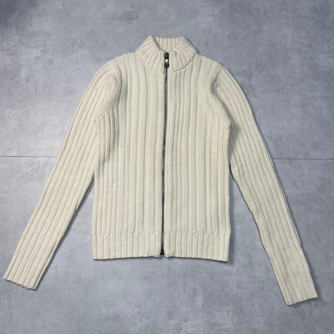 y2k ☆ 00s D&G ハラコ ロゴ ドライバーズニット 希少