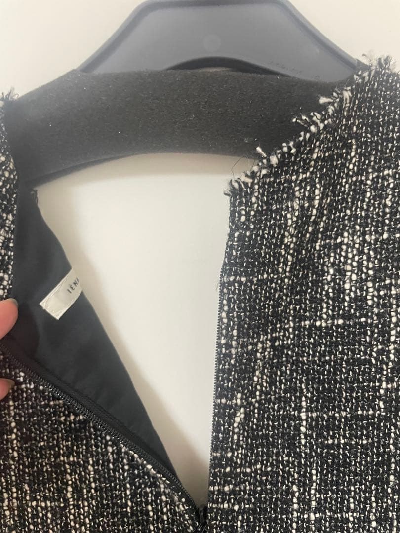 【美品】IENA　イエナ　ツイードオールインワン　2022AW