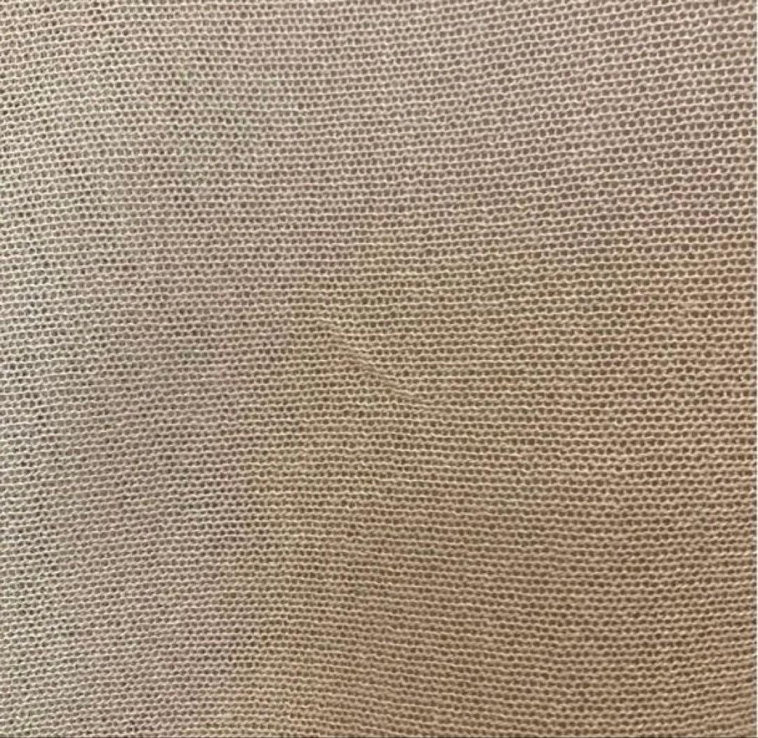 anuans シアーニットボウタイトップス ライトベージュ