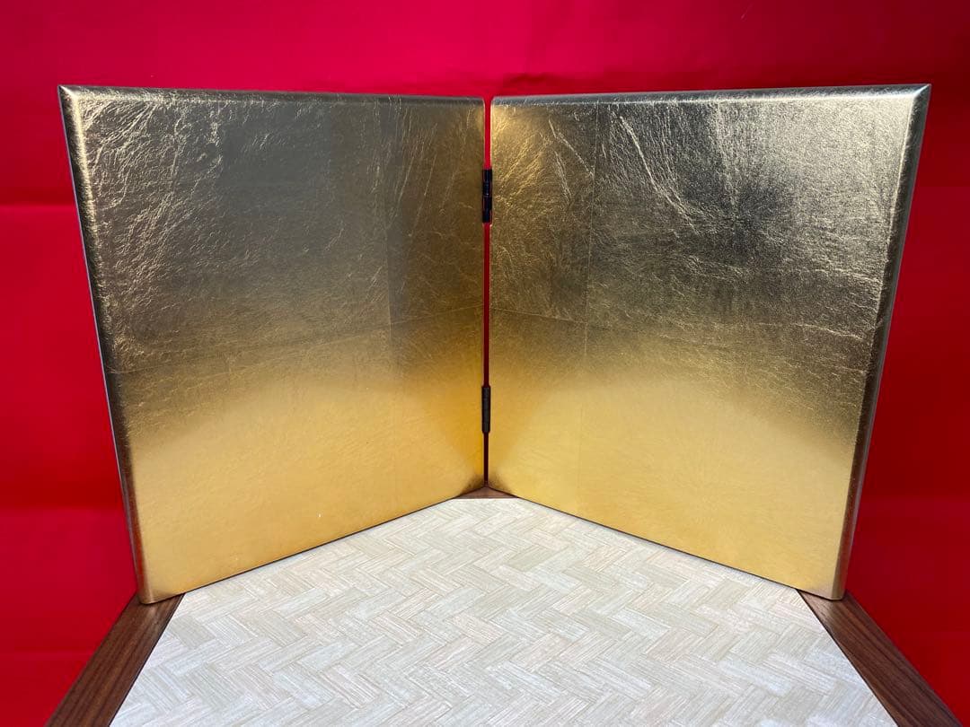 東京久月　五月人形　銘木シリーズ　ウォールナット　家紋付き兜飾り収納セット