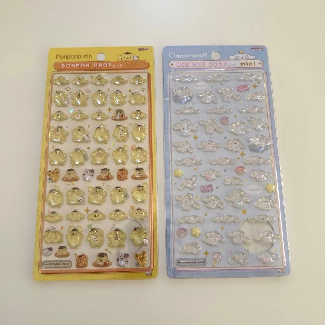 【正規品】ボンボンドロップシールmini サンリオ　コンプリート