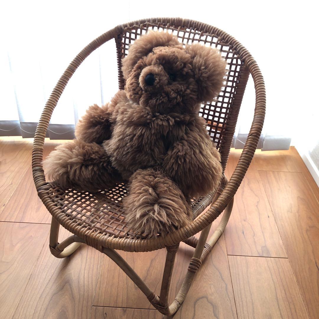 レトロラタン製ミニアームチェア