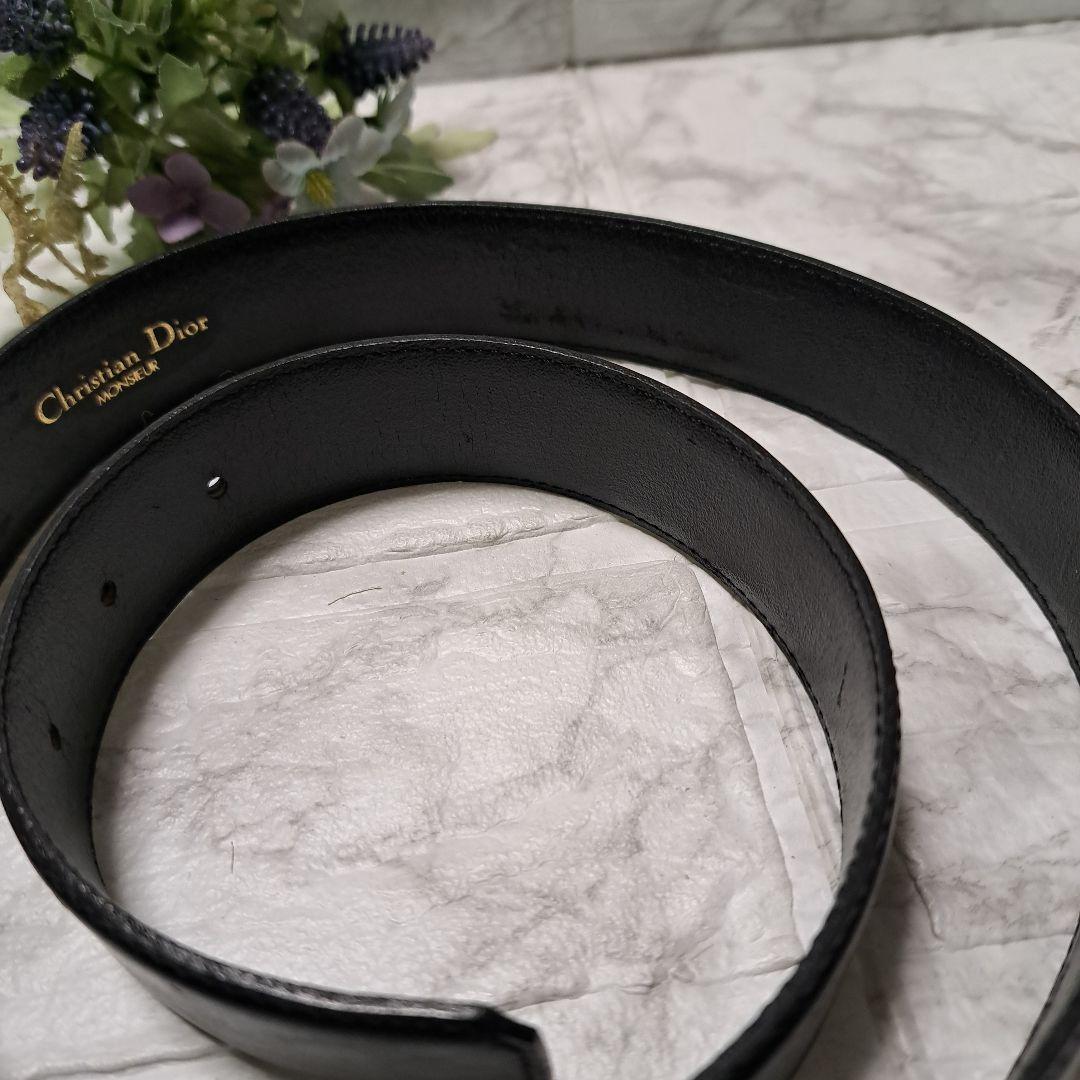 ✨️新品✨️タグ付きChristian Diorクリスチャンディオールベルト黒