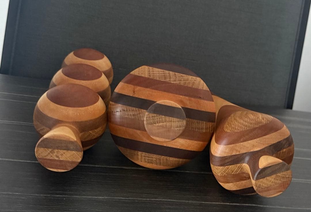 カリモク家具 KiKiKi 木のオブジェ　だんご　にんじん　たまねぎ　置物